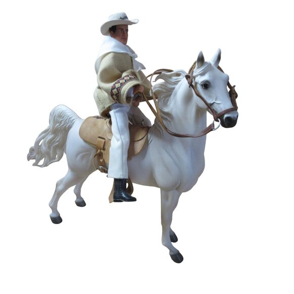 Breyer John Wayne's Duke The Wonder Horse with Saddle & Rider